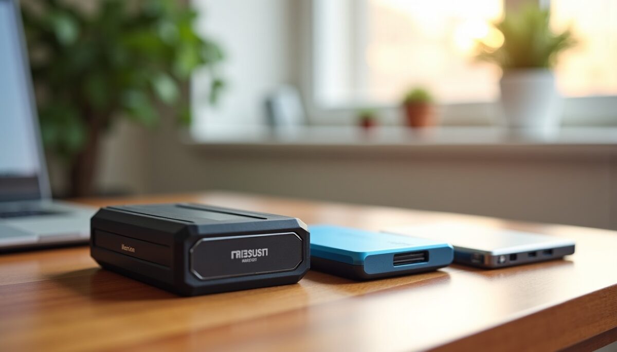 Meilleur SSD externe 1 To pour photos : Samsung T7 Shield, Kingston XS1000, Crucial X9 comparés
